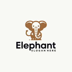 Wall Mural - elephant logo icon designs