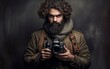 © umar - Bearded Man Holding Camera