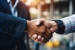 © DreamStock - Construction Worker Team and Contractor Shaking Hands After Business Meeting to Commence Start-Up Project Contract at Construction Site Building Success, Partnership, and Teamwork Concept