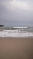 Sticker - beach and sea vertical video 4k