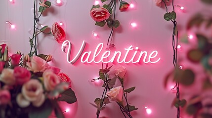 Valentine's day greeting card, Valentine's handwriting, and red heart shape on white background, sign of love, affection