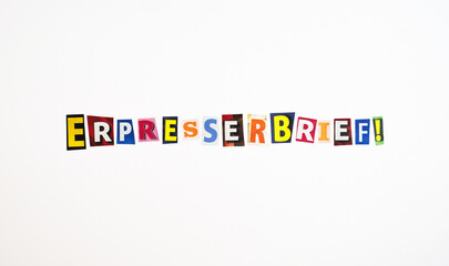 Wall Mural - Erpresserbrief