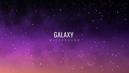 Wall Mural - galaxy background with shining stars. starry night sky. abstract constellation. cosmos background wi