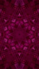 Wall Mural - Abstract geometric animation, Kaleidoscope background
