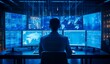 © PJang - A professional working diligently on system administration and machine learning tasks to expand the network structure of the enterprise within an office environment