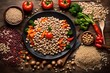 kinds of lentils and beans