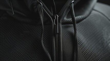 Aufkleber - A close-up image of a person wearing a hoodie. Suitable for various purposes