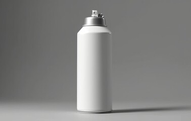 Poster - Spray Paint Mockup isolated on gray background