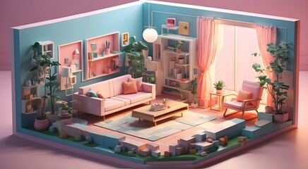 3D room 