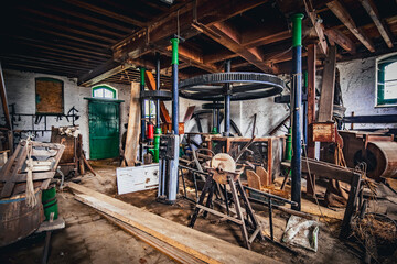 Wall Mural - The abandoned water mill