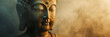 a gentle-faced Buddha statue