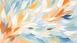 © Lani Rhanonjena - Abstract Autumn Leaves Painting With Warm and Cool Tones