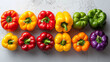 Frische Bunte Paprika: Vielfältige Farbenpracht aus dem Gemüsegarten