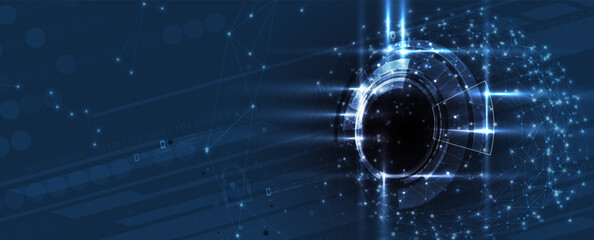 Abstract vector background. Futuristic technology style. Elegant background for business tech presentations.