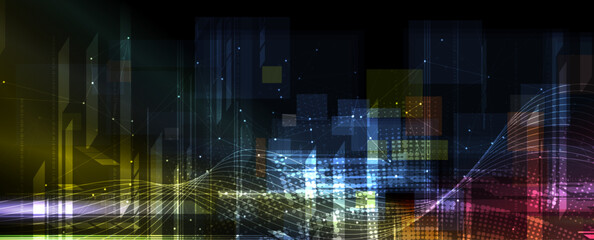 Abstract vector background. Futuristic technology style. Elegant background for business tech presentations.