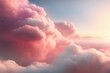Pink Clouds Background. Sky Background. Clouds Texture. Beautiful cloudscape with blue sky and pink clouds