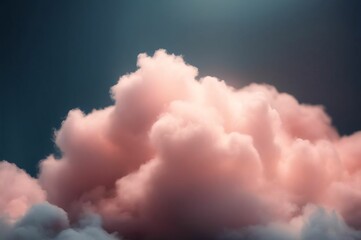 Wall Mural - Pink Clouds Background. Sky Background. Clouds Texture. Beautiful cloudscape with dark sky and pink clouds