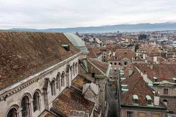 Wall Mural - views over geneva switzaland 