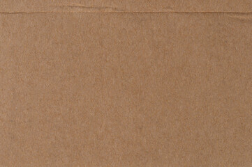 Canvas Print - Crease line on brown paper