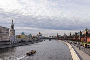 city and river