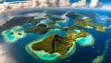 Fototapeta Do akwarium - Archipel inspiré de Palau en Micronésie