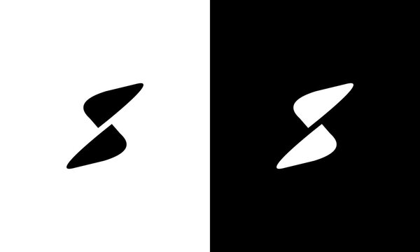 initial S monogram logo design vector