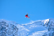 © xbrchx - Helicopter flying in Matterhorn Glacier Paradise alpine area