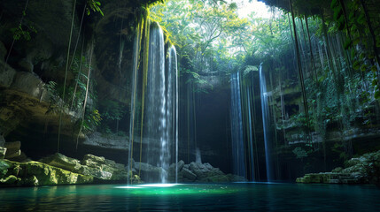 mexican cenote.