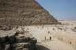 Giza pyramid complex, Egypt. One of Seven Wonders of the World.