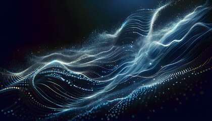 digital abstract background of artificial intelligence and neural connections