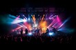 © Kate - rock concert stage with lights and artists