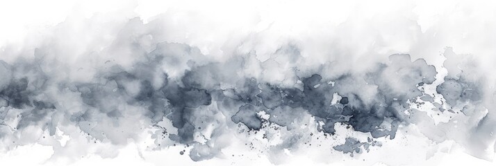 Muted Gray Watercolor Background