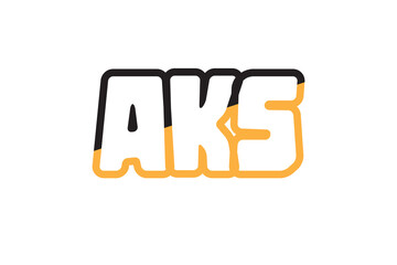 Poster - AKS Initial Vector Logo Design