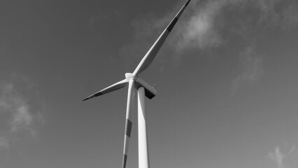 Wall Mural - Wind farm or wind park, is a group of wind turbines used to produce electricity. This particular wind farm is located on the mountains of Italy and it allows to realize clean energy enviromental