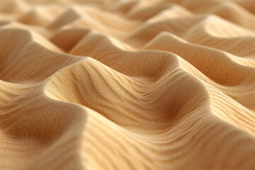 Poster - An abstract close-up of rippling sand dunes in the desert, highlighting the intricate patterns formed by wind erosion. Concept of textured desert landscapes. Generative Ai.