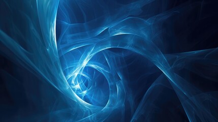 Poster - abstract blue futuristic background for design