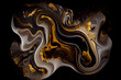 Luxury abstract fluid art painting in alcohol