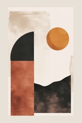 Poster - A mesmerizing abstract painting that captures the essence of art and evokes a myriad of emotions