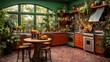 Lush Tropical Kitchen Oasis: Bringing the Outdoors In