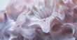 Ethereal porcelain waves in soft pink