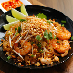 Wall Mural - Shrimp Pad Thai Photograph