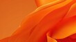 © Татьяна Макарова - Abstract close-up of vibrant orange waves of flowing satin fabric