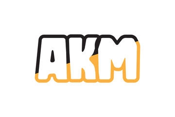 Poster - AKM Initial Vector Logo Design