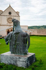 Statue of the Return of Francis - Assisi - Italy