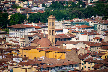 Wall Mural - Ognissanti Church - Florence - Italy