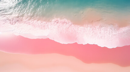  Abstract beautiful beach background with crystal clear water