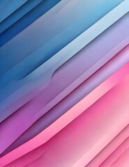 Wall Mural - Abstract blue and pink gradient background with diagonal lines pattern texture. Generative AI
