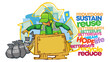 Vector Illustration of Recycling Operator at Work