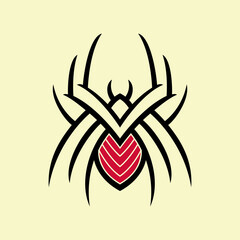 animal spider logo design