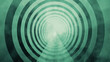 Mint green abstract wallpaper made out of concentric circles. Pyramid in the middle.